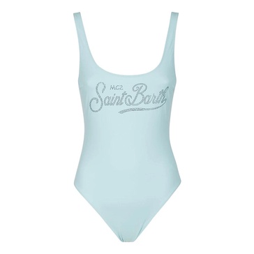 Stylish One-Piece Swimsuit with Front Print