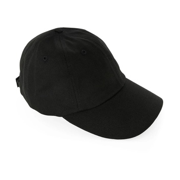 Black Cotton Adjustable Cap