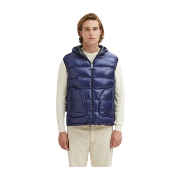 Reversible Hooded Vest Zip Closure