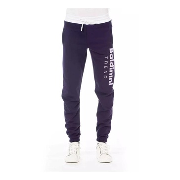 Purple Fleece Sport Pants with Logo