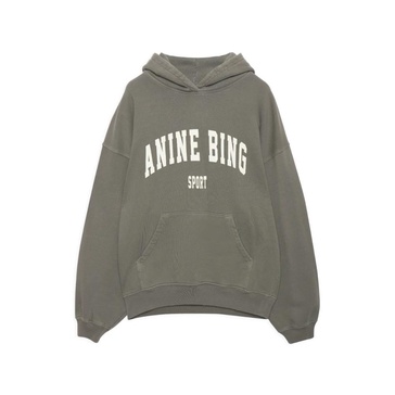 Oversized Hoodie in Olive Green