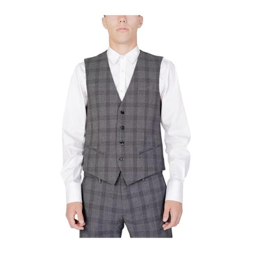 Fall/Winter Mens Suit Vest Polyester