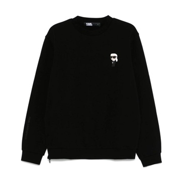 Black Sweater with Iconic Patch