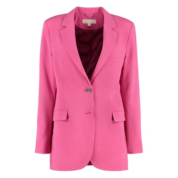 Classic Blazer with Lapel Collar