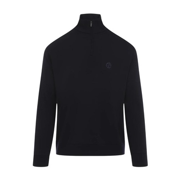 Blue Navy Turtleneck Jumper