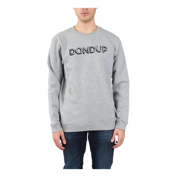 Cotton Sweatshirt with Flocked Logo