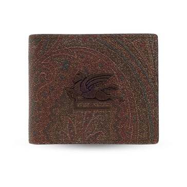 Pagaso-motif printed wallet