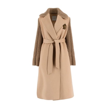 Double Wool Coat with Belt