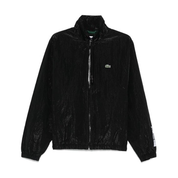 Logo Patch Cropped Jacket Waterproof