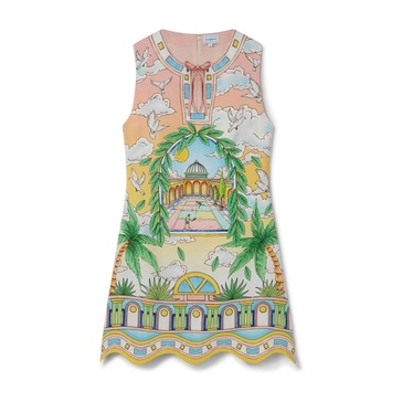 Ideal Paysage Cocktail Dress MultiColour