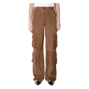 Rum Leather Cargo Pant