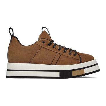 Brown Sneakers with Updated Sole