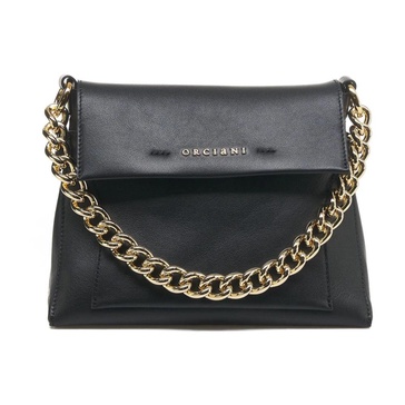 Black Leather Shoulder Bag