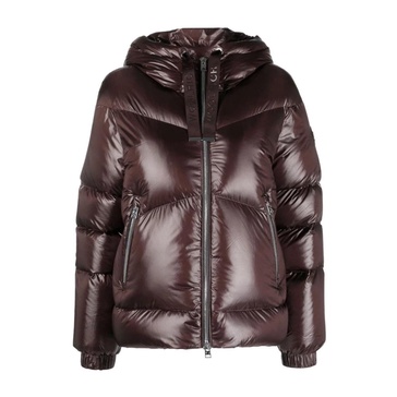 Brown Short Puffer Jacket