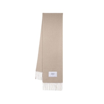 Dark Beige Wool Scarf