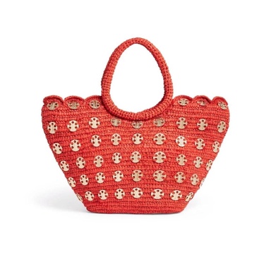 Modern Woman`s Handbag - Basket Tote #M884