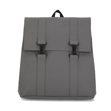 Grey Waterproof Backpack with Adjustable Straps