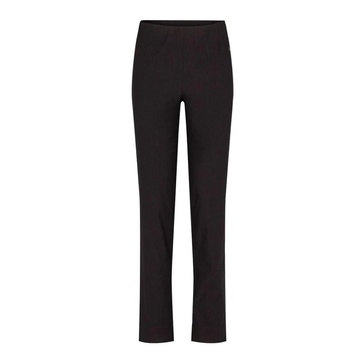 Black Brushed Regular Trousers