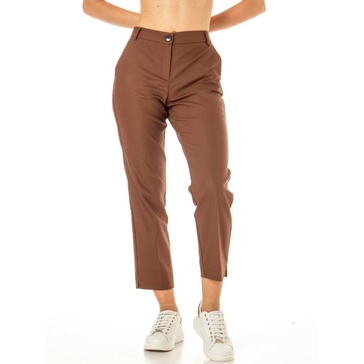 Women's Cigarette Pants with American Pocket