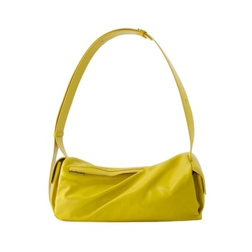 Labauletto Leather Shoulder Bag - Yellow