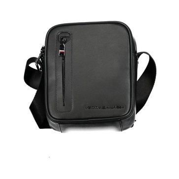 Black Shoulder Bag with Adjustable Strap