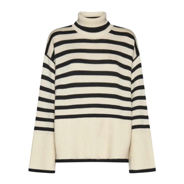 Striped Roll Neck Jumper