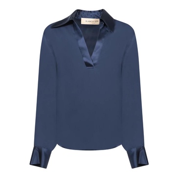 Blue Elegant Topwear for Women