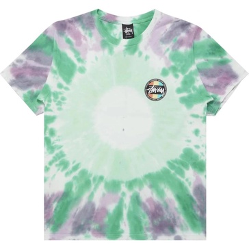 Reggae Dot Tie Dye Tee Green