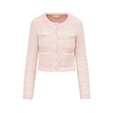 Pink Blanca Knit Cardigan