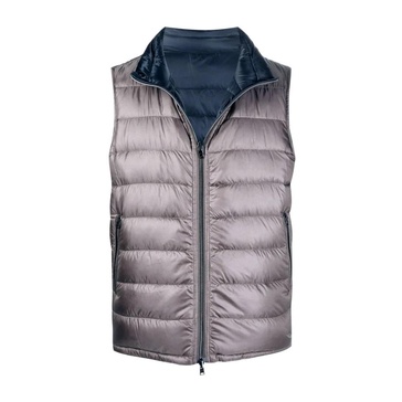 Reversible Superlight Down Vest Grey-Blue