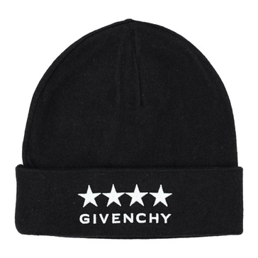 Star Beanie Black Hat Cap