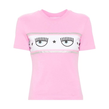 Pink T-shirts and Polos by Chiara Ferragni