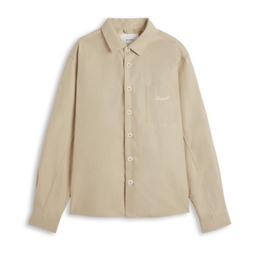 Beige Flow Shirt Classic Collar