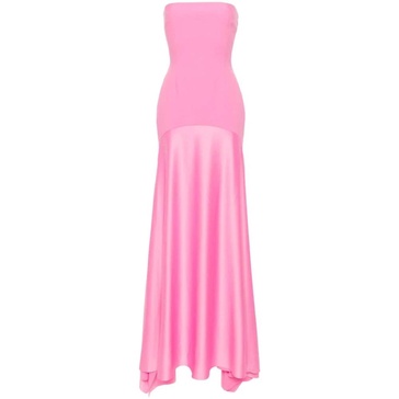 Pink Bustier Style Dress with Draped Detailing