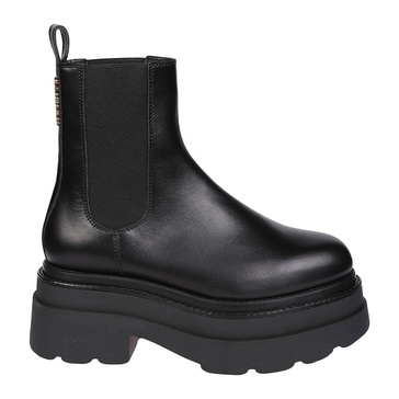 Black Platform Chelsea Boots