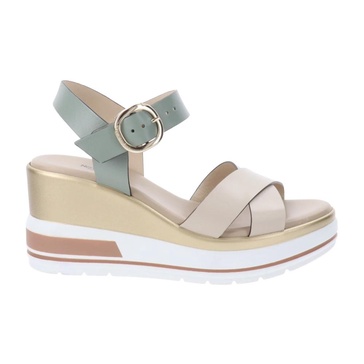 Leather Wedge Sandals for Women