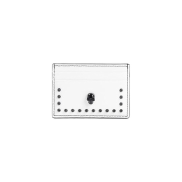 Alexander McQueen Skull Stud Embellished Card Holder