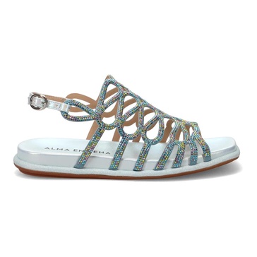 Clear Blue Sandals Sophisticated Comfortable