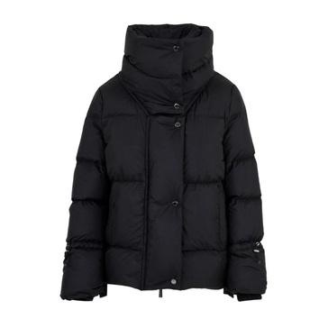 Blue Quilted Technical Coat