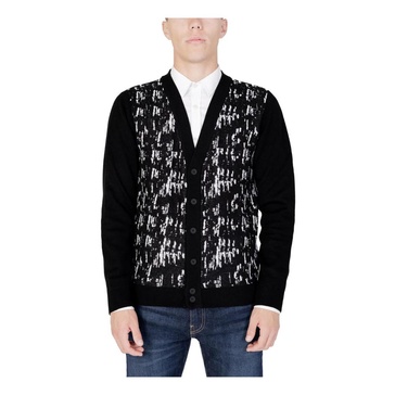 Printed Buttoned Cardigan for Men