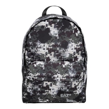 Abstract Multicolour Zip Backpack