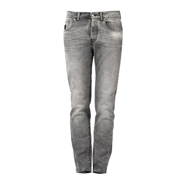 Distressed Straight Leg Jeans