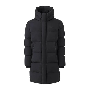 Long Down Jacket with Goose Down