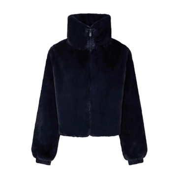 Jeon Jacket - Blue Faux Fur Outerwear