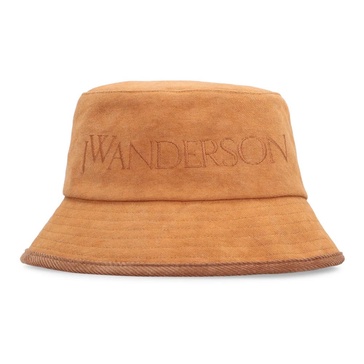 Embroidered Logo Cotton Bucket Hat