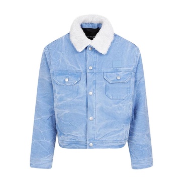 Powder Blue Cotton Jacket