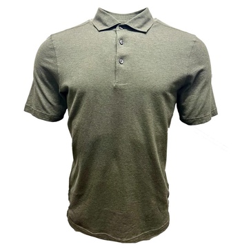 Moos Green Pique Polo Shirt