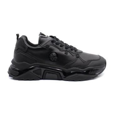 Black Leather Ma Sneakers