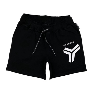 Black Cotton Bermuda Shorts for Men