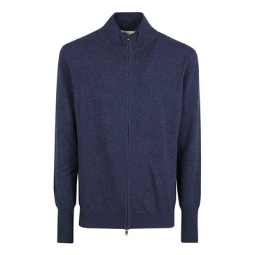 Luxurious Blue Cashmere Sweater AW24